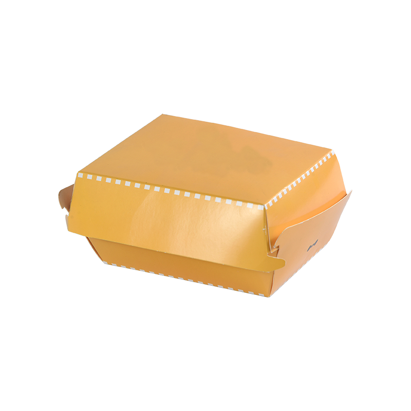 Cutie pentru burgeri din hârtie biodegradabilă reciclabilă